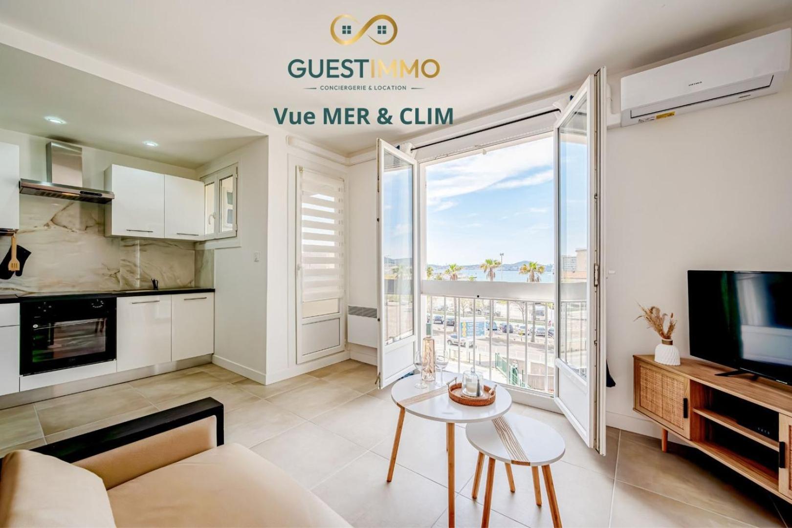 Air-Conditioned Apartment - Sea View Port Toulon Exteriör bild