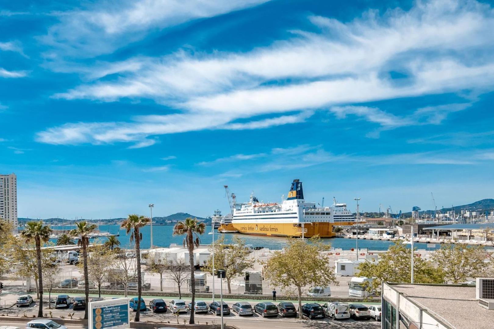 Air-Conditioned Apartment - Sea View Port Toulon Exteriör bild
